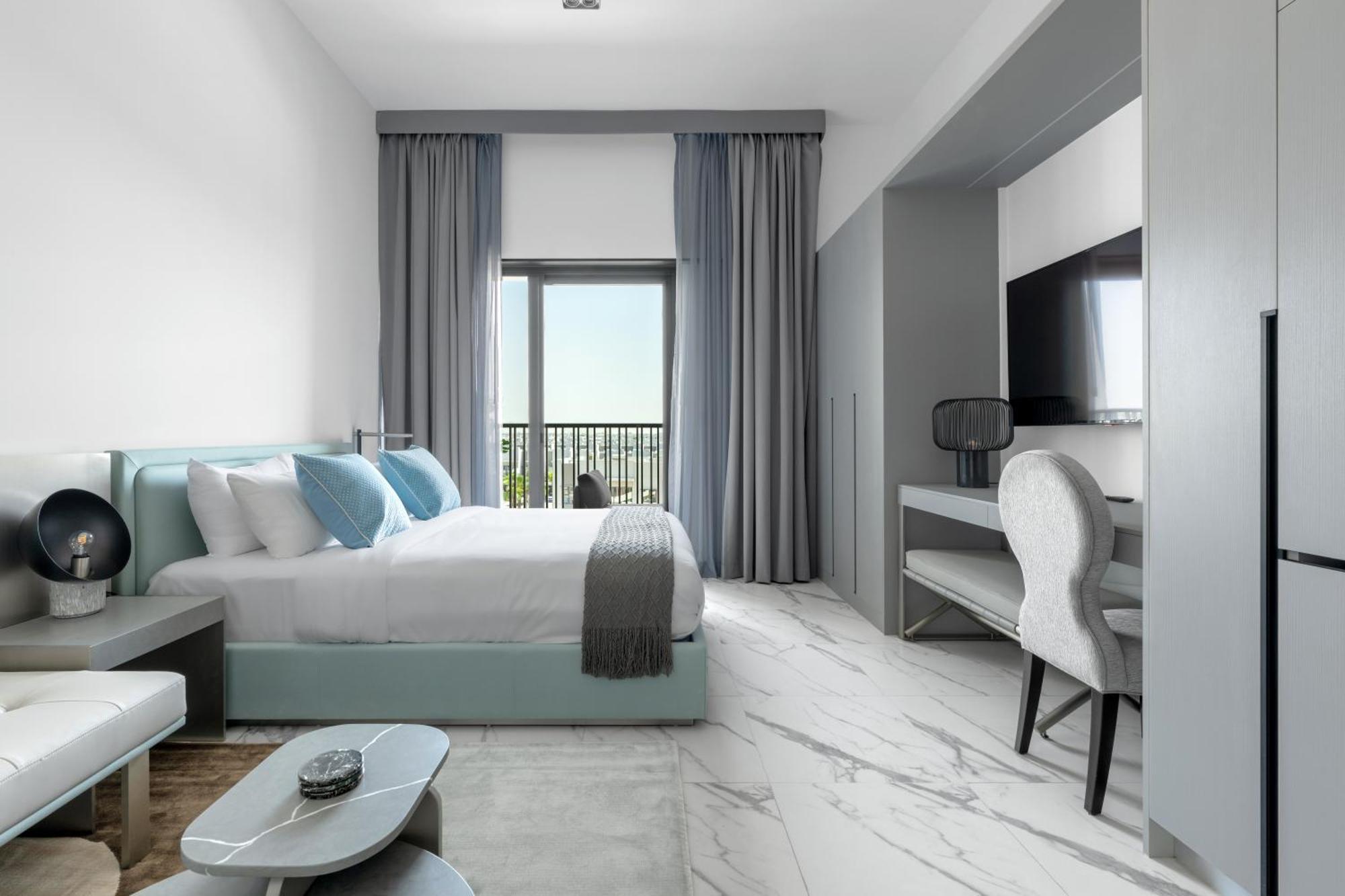 Modern Meydan Studio Apartment - 15 Min Drive To Downtown Dubai Mall Ngoại thất bức ảnh